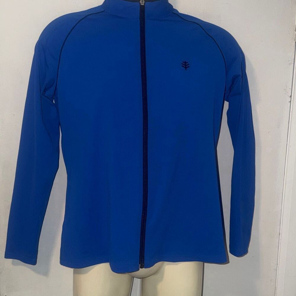 COOLIBAR Blue Long Sleeve Water Jacket-M